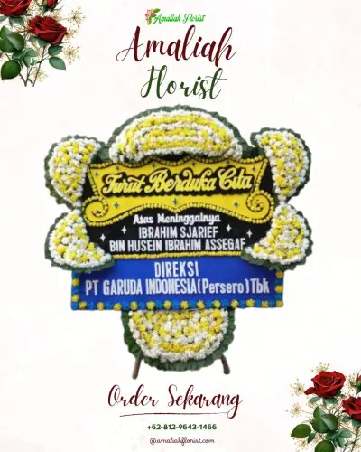 Papan Bunga Duka di Manyar Sabrangan
